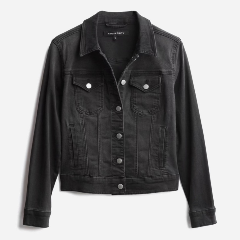 Stitch fix black jean jacket